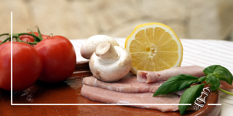 kalbspiccata mit frischen tamaten