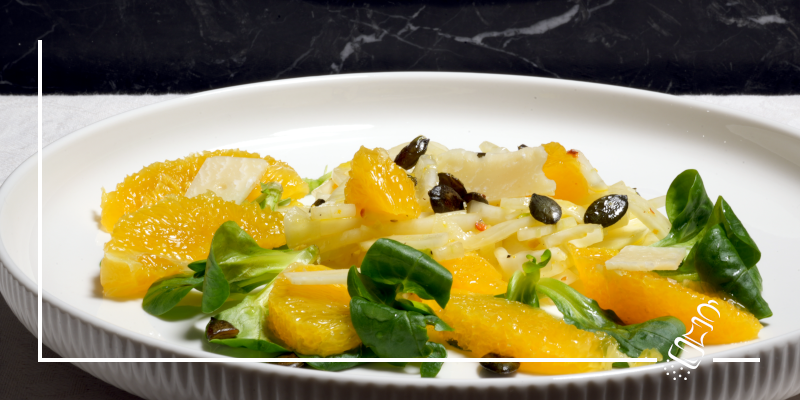 fenchelsalat mit orangen und parmasan