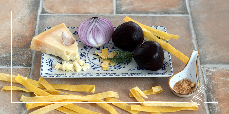 pappardelle an randensauce